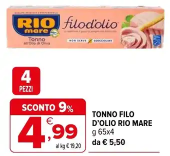 Tonno filo d'olio RIO MARE