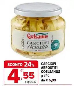 Iperal Carciofi arrostiti COELSANUS offerta