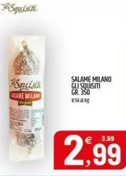 Ard Discount Salame milano GLI SQUISITI offerta