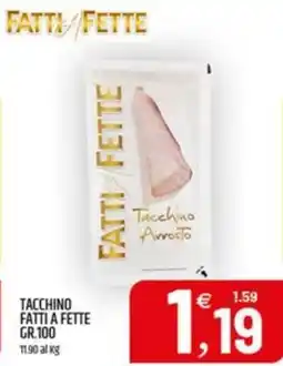 Ard Discount Tacchino FATTI A FETTE offerta