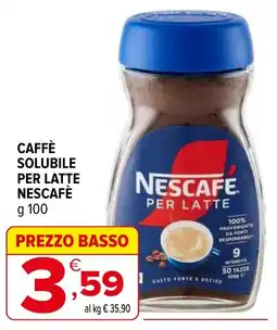 Iperal Caffè solubile per latte NESCAFÈ offerta
