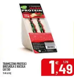 Ard Discount Tramezzini proteici bresaola e rucola offerta