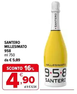 Iperal Santero millesimato 958 offerta