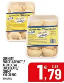 Ard Discount Cornetti surgelati vuoti/ albicocca/ cioccolato/ crema offerta