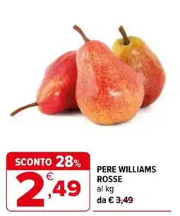 Iperal Pere williams rosse offerta