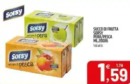 Ard Discount Succo di frutta sorsy pera/pesca offerta