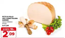 Iperal Petto di pollo 100% carne italiana gardani senza antibiotici offerta