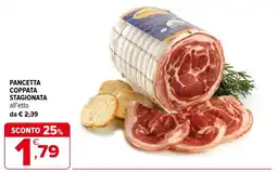 Iperal Pancetta coppata stagionata offerta