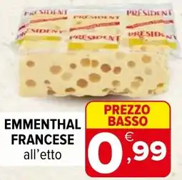 Iperal President emmenthal francese offerta