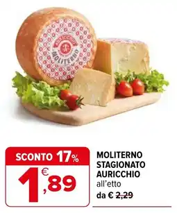 Iperal Moliterno stagionato auricchio offerta