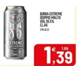 Ard Discount Birra extreme doppio malto vol10.5% offerta