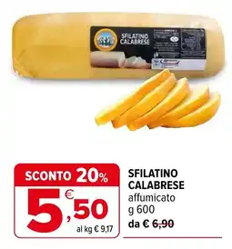 Iperal Sfilatino calabrese affumicato offerta