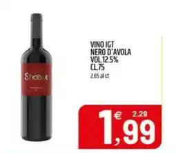Ard Discount Vino igt nero d'avola vol.12.5% offerta