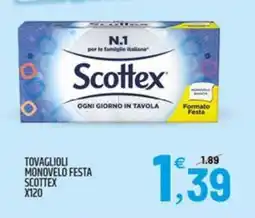 Ard Discount Tovaglioli monovelo festa SCOTTEX x120 offerta