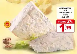 Iperal Gorgonzola dop cinque stelle offerta