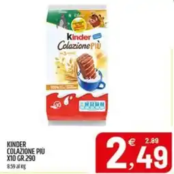 Ard Discount Kinder colazione più x10 offerta