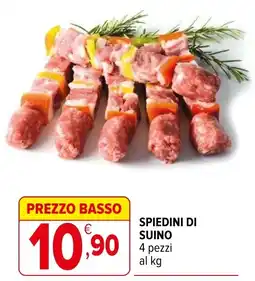 Iperal Spiedini di suino offerta