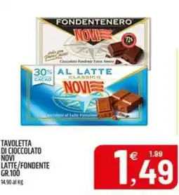 Ard Discount Tavoletta di cioccolato novi latte/fondente offerta