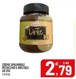 Ard Discount Crema spalmabile pistacchio e nocciole offerta