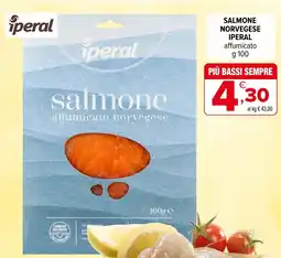 Iperal Salmone norvegese iperal affumicato offerta