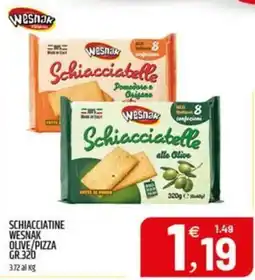 Ard Discount Schiacciatine wesnak olive/pizza offerta