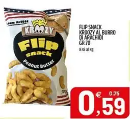 Ard Discount Flip snack kroozy al burro di arachidi offerta