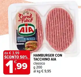 Iperal Hamburger con tacchino aia classico offerta