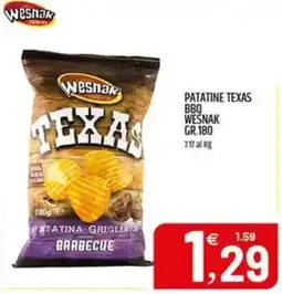 Ard Discount Patatine texas BBQ WESNAK offerta