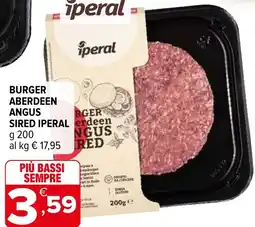 Iperal Burger aberdeen angus sired IPERAL offerta