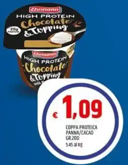 Ard Discount Ehrmann coppa proteica panna/cacao offerta