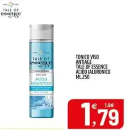 Ard Discount Tonico viso antiage tale of essence acido ialuronico offerta