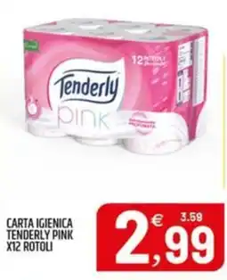 Ard Discount Carta igienica tenderly pink x12 rotoli offerta