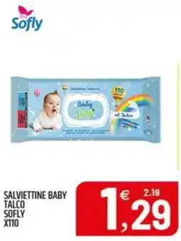 Ard Discount Salviettine baby talco SOFLY x110 offerta