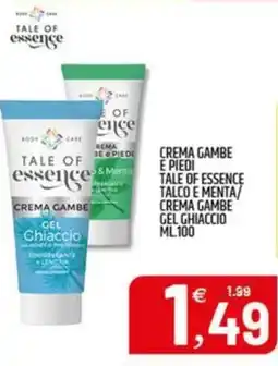 Ard Discount Crema gambe e piedi tale of essence talco e menta crema gambe gel ghiaccio offerta