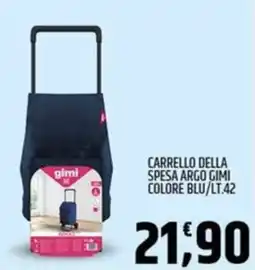 Ard Discount Carrello della spesa argo gimi colore blu offerta