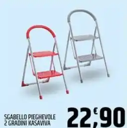 Ard Discount Sgabello pieghevole 2 gradini kasaviva offerta