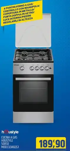 Ard Discount CUCINA A GAS HOUSTYLE 50X50 MOD.CU3402G1 offerta