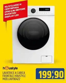 Ard Discount LAVATRICE A CARICA FRONTALE HOUSTYLE MOD.LAVI90422 offerta