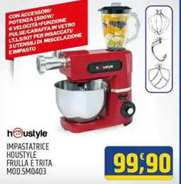 Ard Discount IMPASTATRICE HOUSTYLE FRULLA E TRITA MOD.SM0403 offerta