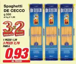 Prix Quality Spaghetti DE CECCO offerta