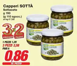 Prix Quality Capperi SOTTÀ Sottaceto offerta
