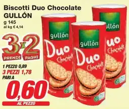Prix Quality Biscotti Duo Chocolate GULLÓN offerta