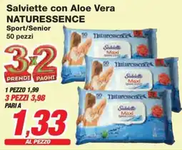 Prix Quality Salviette con Aloe Vera NATURESSENCE Sport/Senior offerta