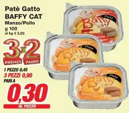 Prix Quality Patè Gatto BAFFY CAT Manzo/Pollo offerta