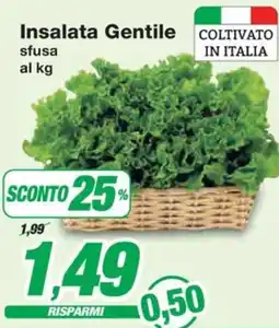 Prix Quality Insalata Gentile sfusa offerta