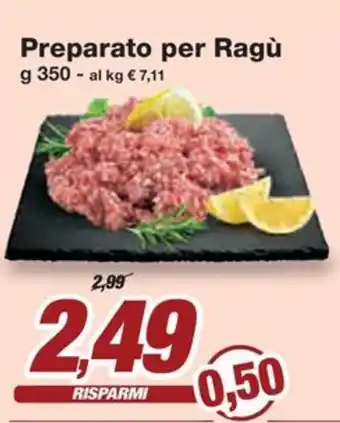 Prix Quality Preparato per Ragù offerta