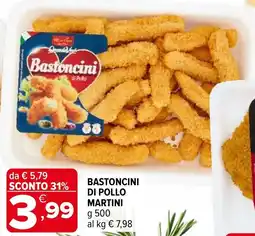 Iperal Bastoncini di pollo MARTINI offerta