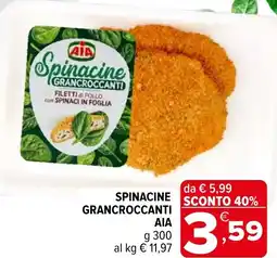 Iperal Spinacine grancroccanti ΑΙΑ offerta