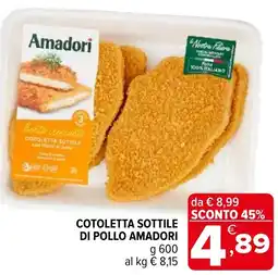 Iperal Cotoletta sottile di pollo AMADORI offerta