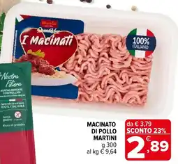 Iperal Macinato di pollo MARTINI offerta